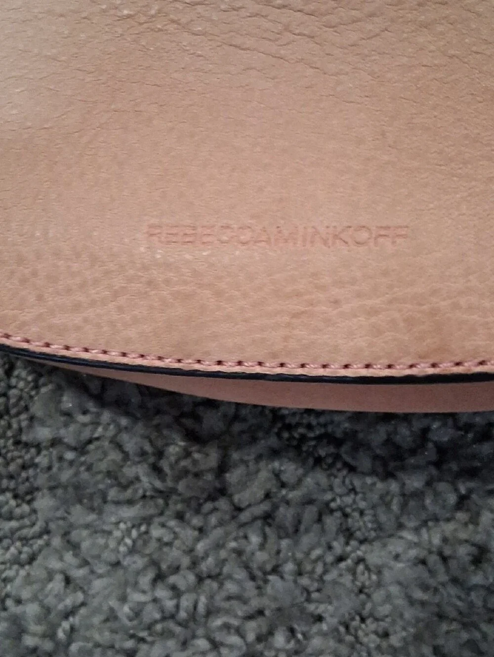 Rebecca Minkoff Dusty Pink Braided Tassel Crossbody